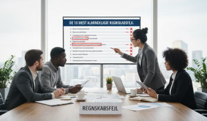 De 10 mest almindelige regnskabsfejl